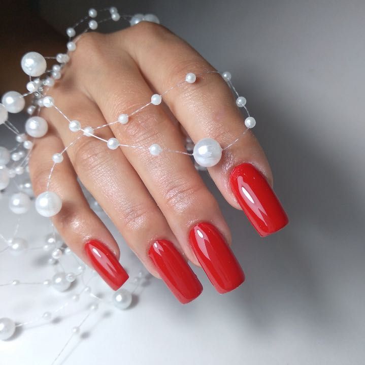 Manicure hybrydowy - przykład pracy